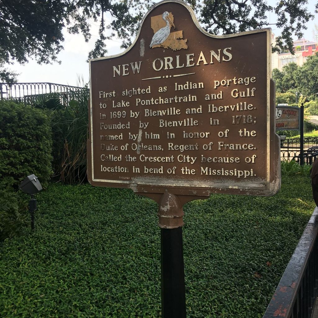 New Orleans Historical SIgn