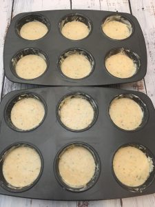 Photo of Cheddar Cheese Muffins pre-baking.