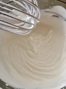 Photo of whipping up cream.
