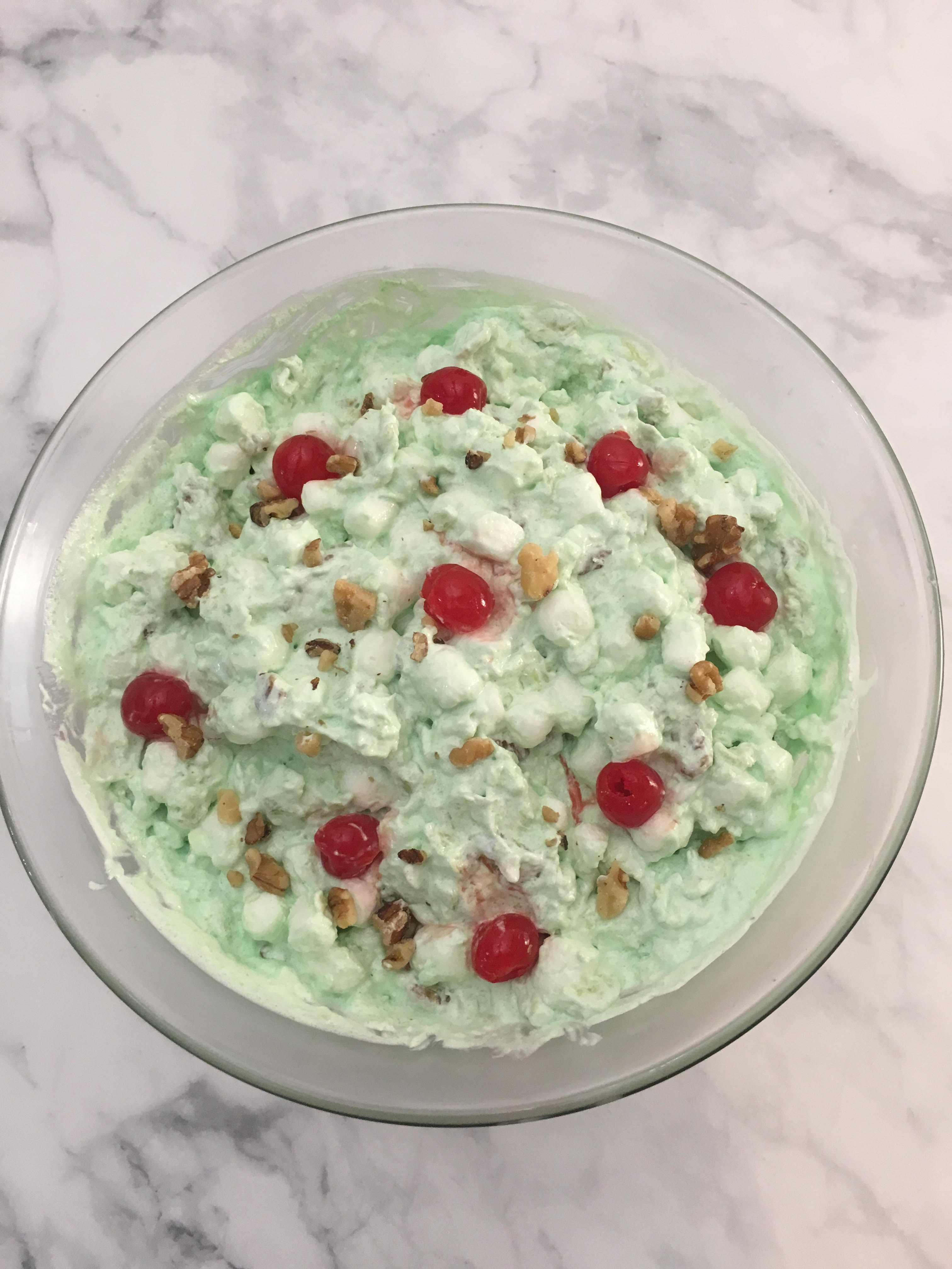Lime Jello Fluff Salad - It's Everything Delicious