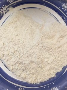 Photo of flour and salt.