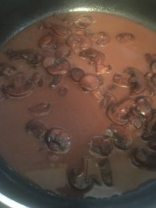 Marsala Wine and Mushroom Sauce.