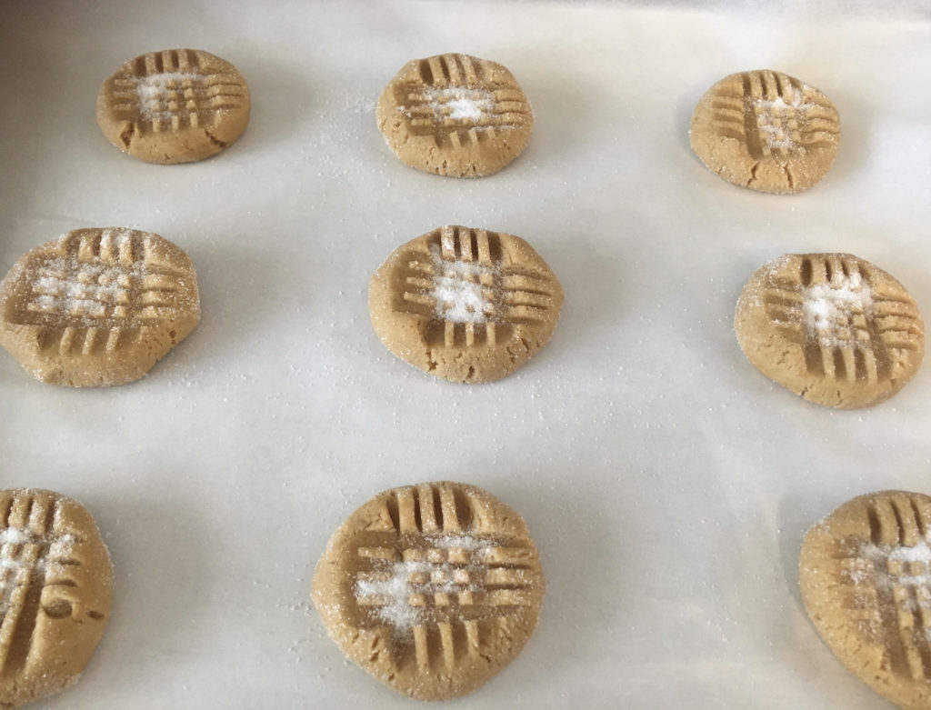Unbaked Peanut Butter Cookies