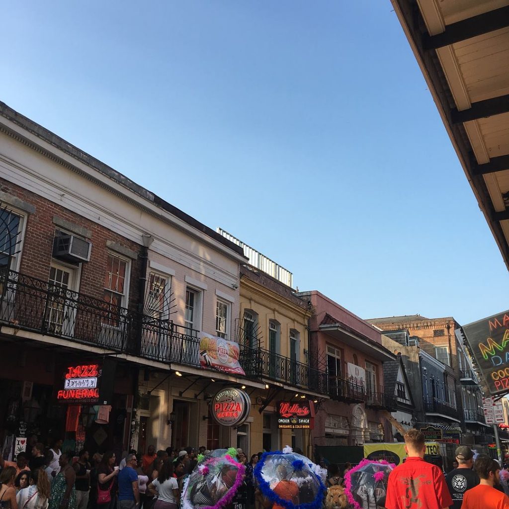 Busy New Orleans Bourbon Street