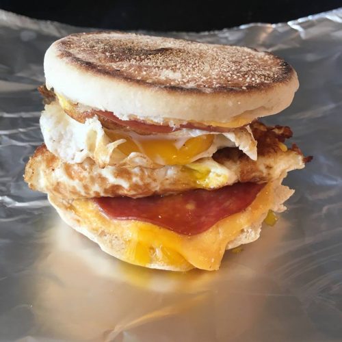 English Muffin Breakfast Sandwiches