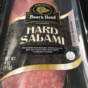 Photo of Boar's Head Brand Hard Salami.