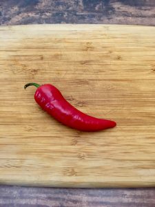 Photo of red jalapeno.