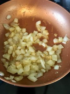 Photo of cooked onions.