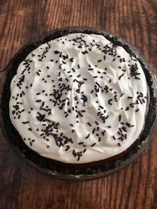 No bake Chocolate Cream Pie recipe.