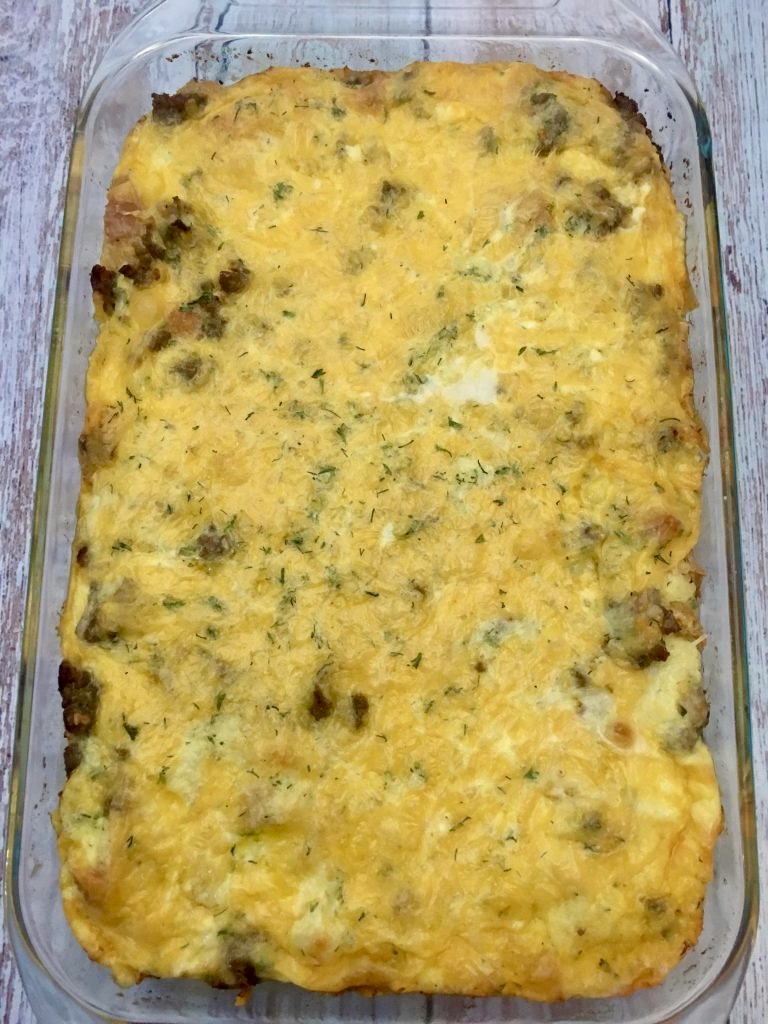 Sausage and Egg Breakfast Casserole 