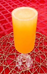 Mimosa Cocktail Ideas: Orange-Pineapple Mimosa.