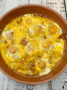 Photo of The Potato, Bacon, and Egg Breakfast Skillet.