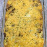 Photo of Sausage and Egg Breakfast Casserole.