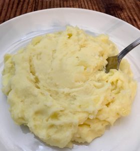 Creamy Garlic Mashed Potatoes. 