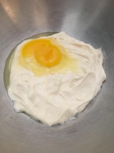 Mayo and egg.