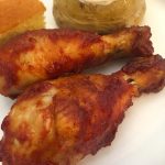 BBQ Chicken Drumsticks with Homemade BBQ Sauce.