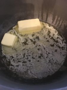Melting Butter.