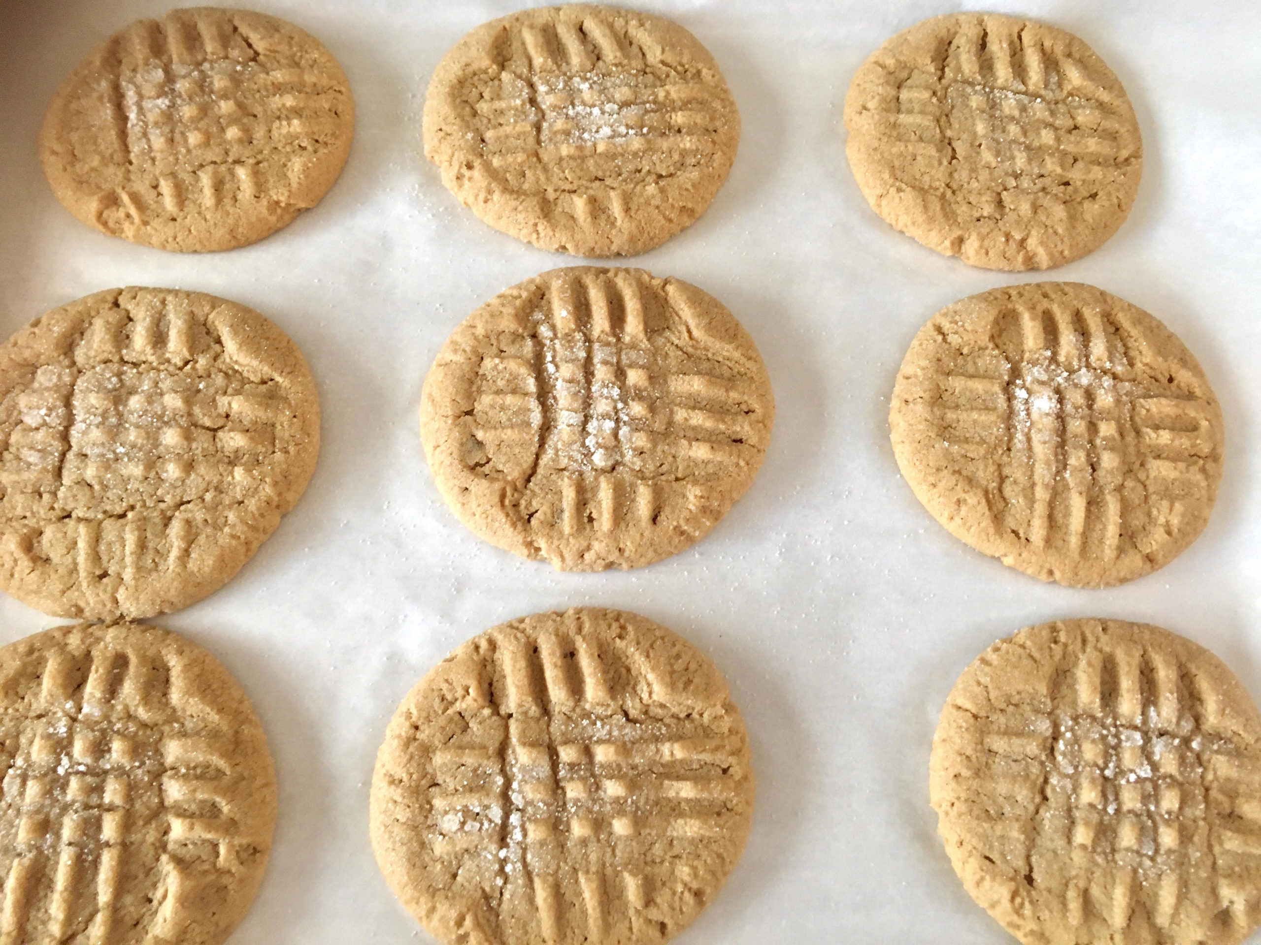 Old Fashioned Chewy Peanut Butter Cookies - Through My Front Porch