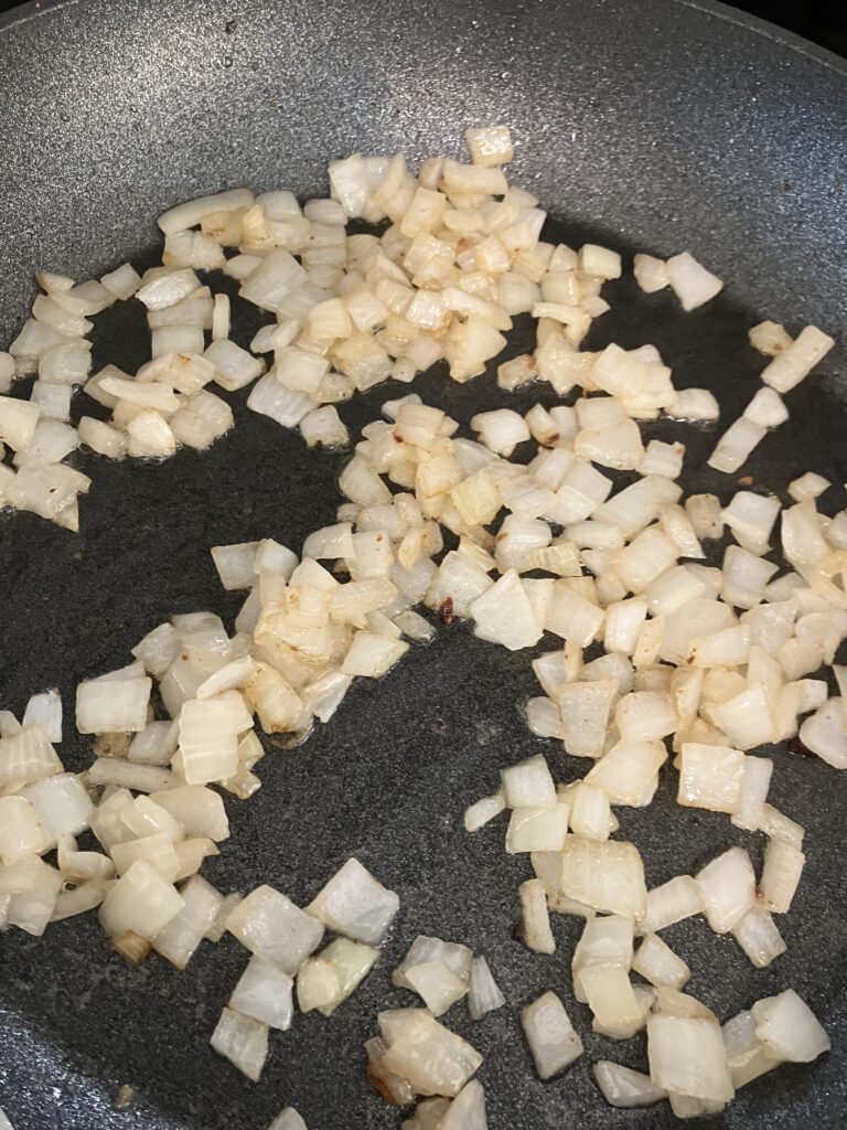 Caramelized onions. 