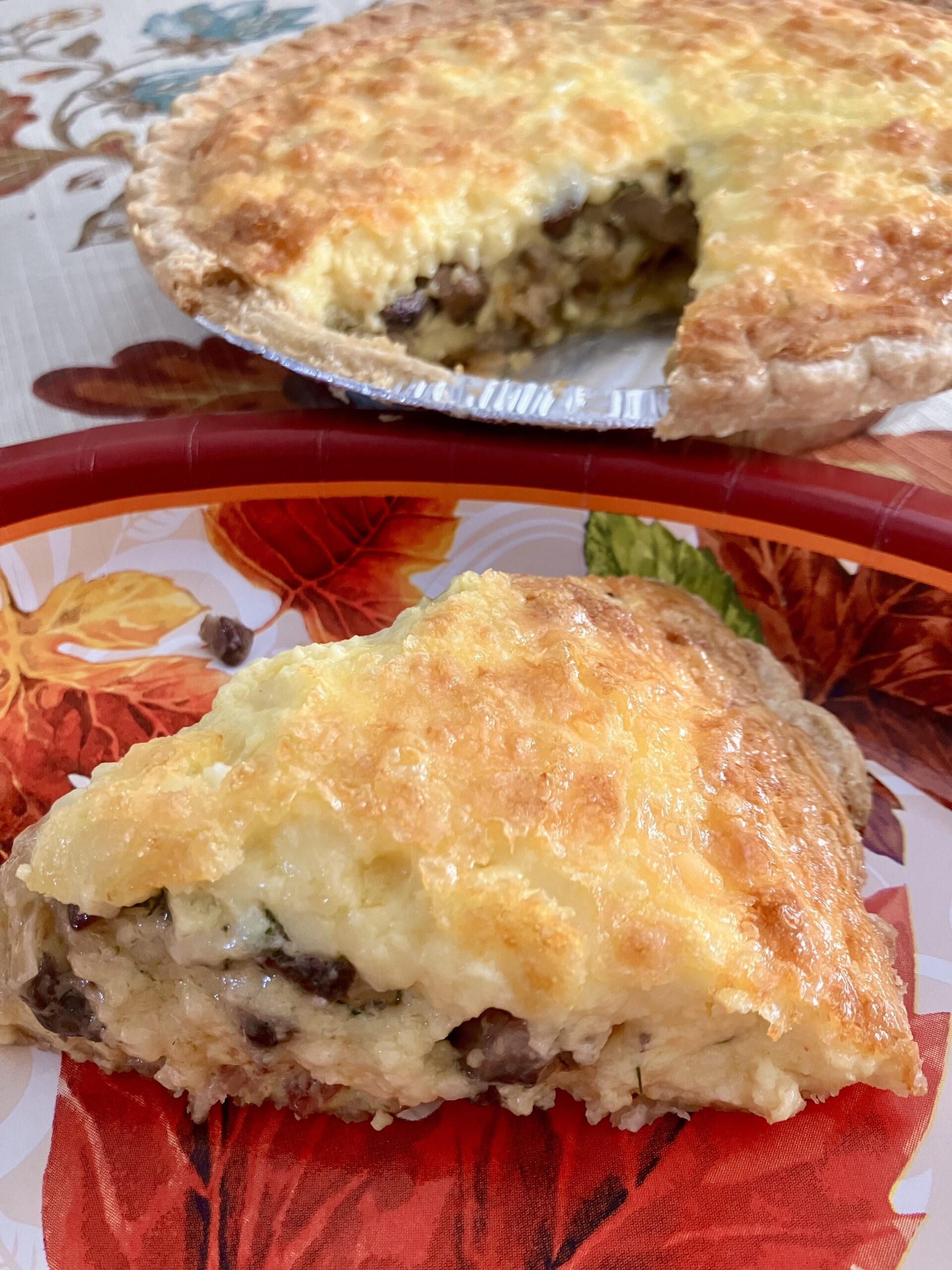 Bacon and Mushroom Quiche - It's Everything Delicious