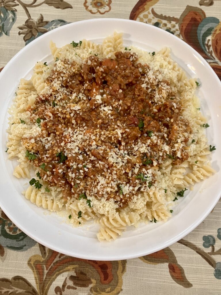 Fusilli Bolognese