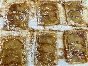 Upside down Apple tarts