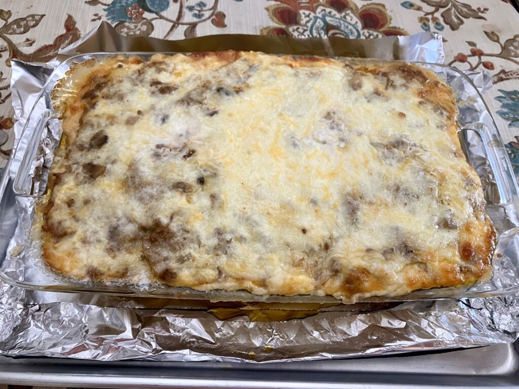 Cheesy Hamburger and Potato Casserole