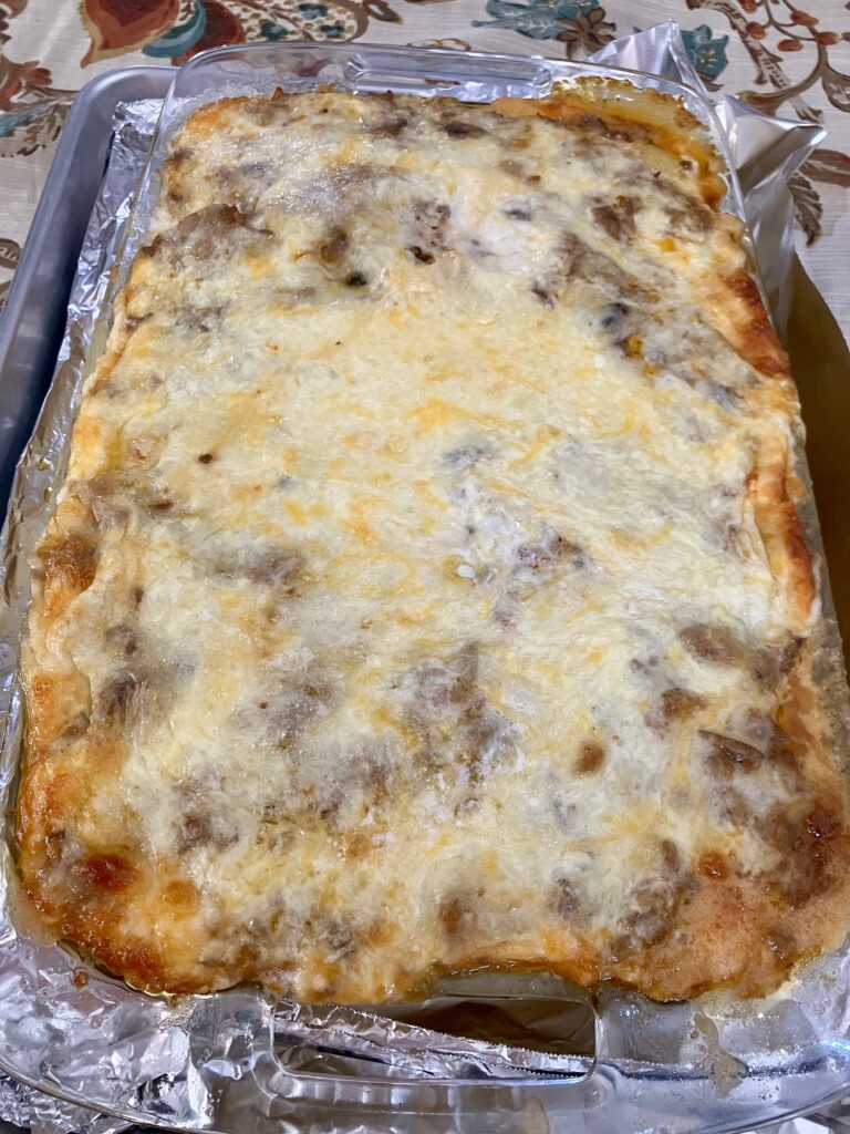 Cheesy Hamburger and Potato Casserole 