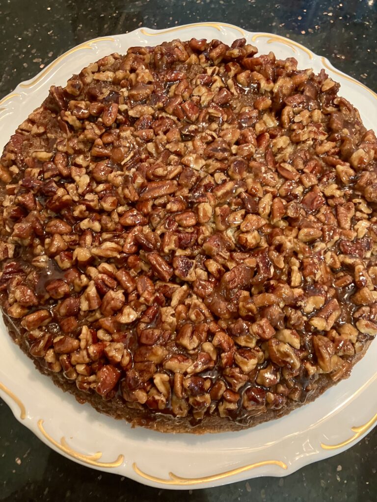 Pecan Upside Down Cake