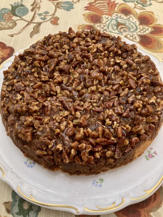 Pecan Upside Down Cake