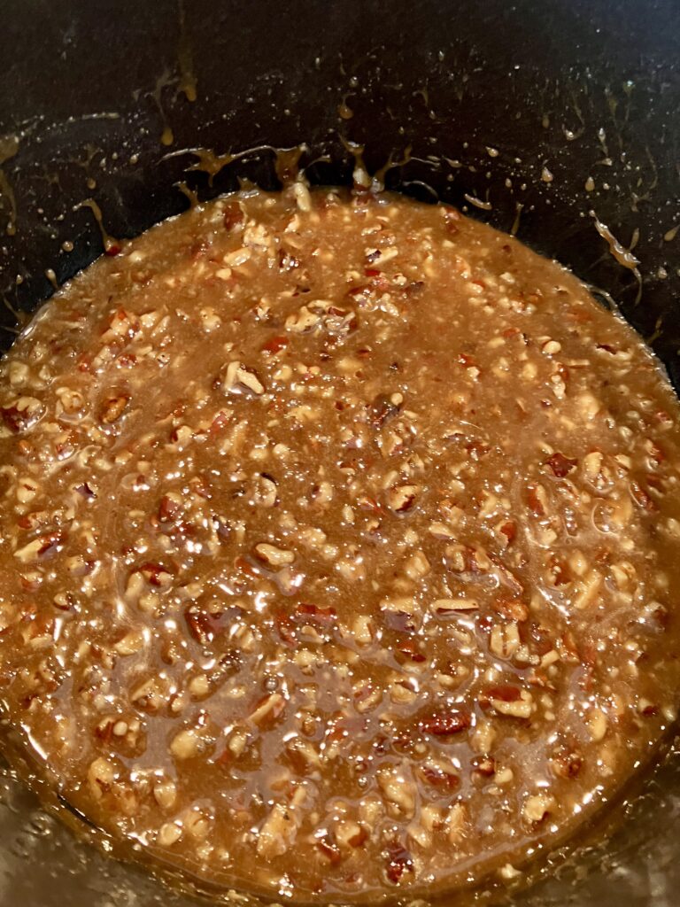 Pecan pie filing for ice cream 