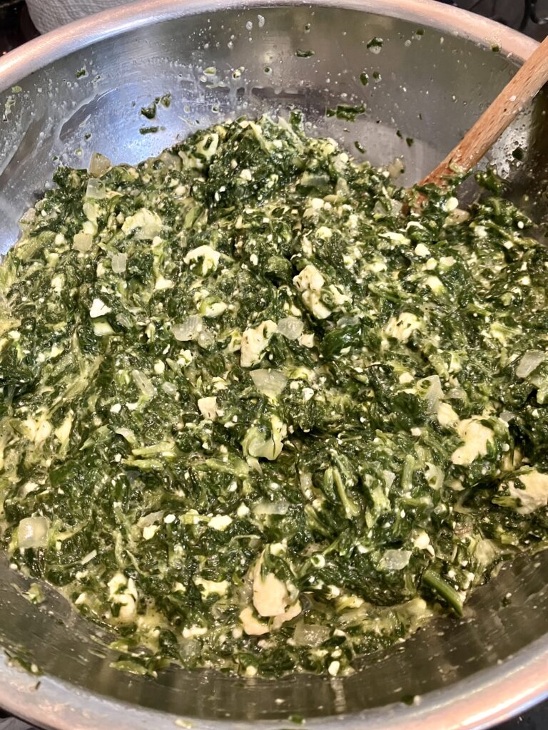 Spanakopita filling 