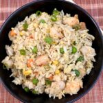 Shrimp and chicken fried rice.