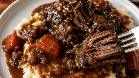 Photo of Beer Braised Shot Ribs.