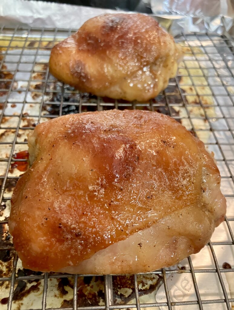 Maple Butter Chicken Thighs