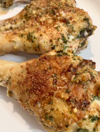 Garlic Parmesan Chicken Drumsticks 