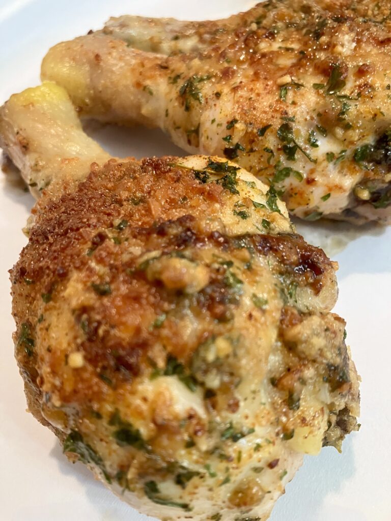 Garlic Parmesan Chicken Drumsticks 