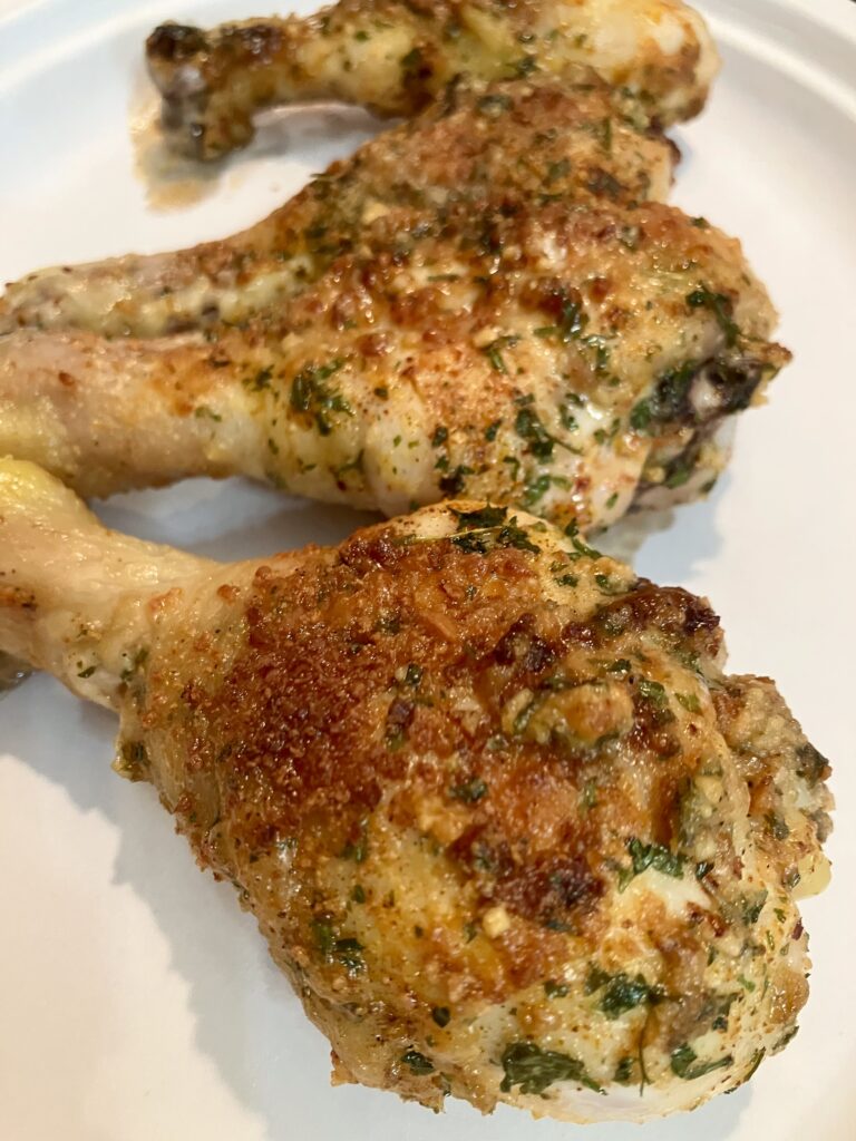 Garlic Parmesan Chicken Drumsticks 