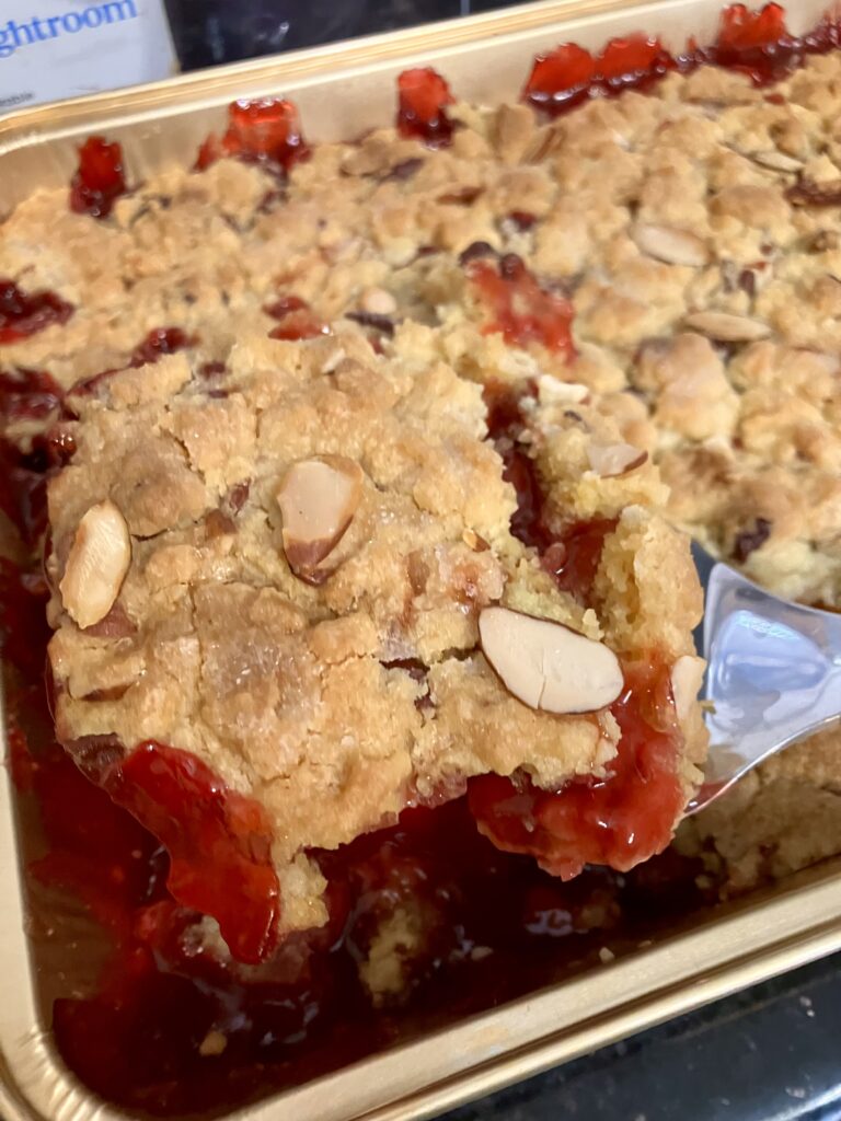 Cherry Cobbler With Cake Mix (aka Cherry Dump Cake)