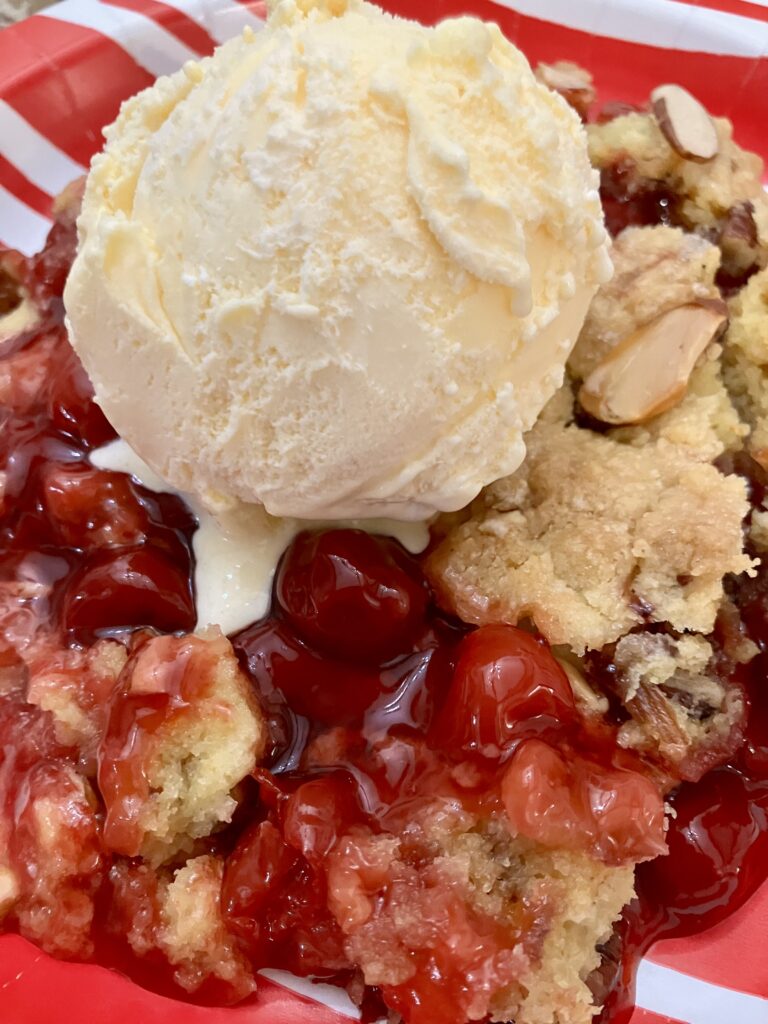 Cherry Cobbler With Cake Mix (aka Cherry Dump Cake)