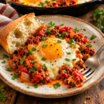 Serving of Baked Chorizo Eggs